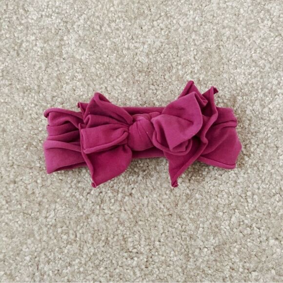 Baby Bling Pink Bow Headband - Picture 3 of 5